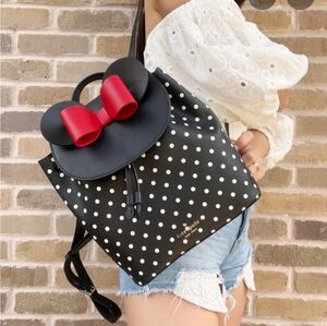 Disney Kate Spade Black Backpack & Wallet